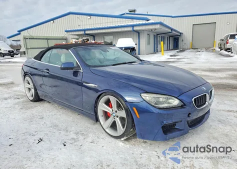 2012 BMW 650 I z USA, uszkodzony, nr VIN WBALZ3C53CDL70283